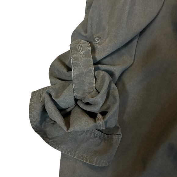 Tunic Dress CLOTH & STONE Long Sleeve High Low Small Logenlook Cottage Core - Picture 5 of 9